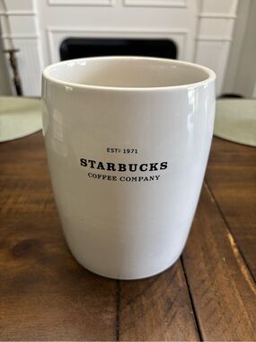2009 Starbucks coffee company ceramic utensil holder